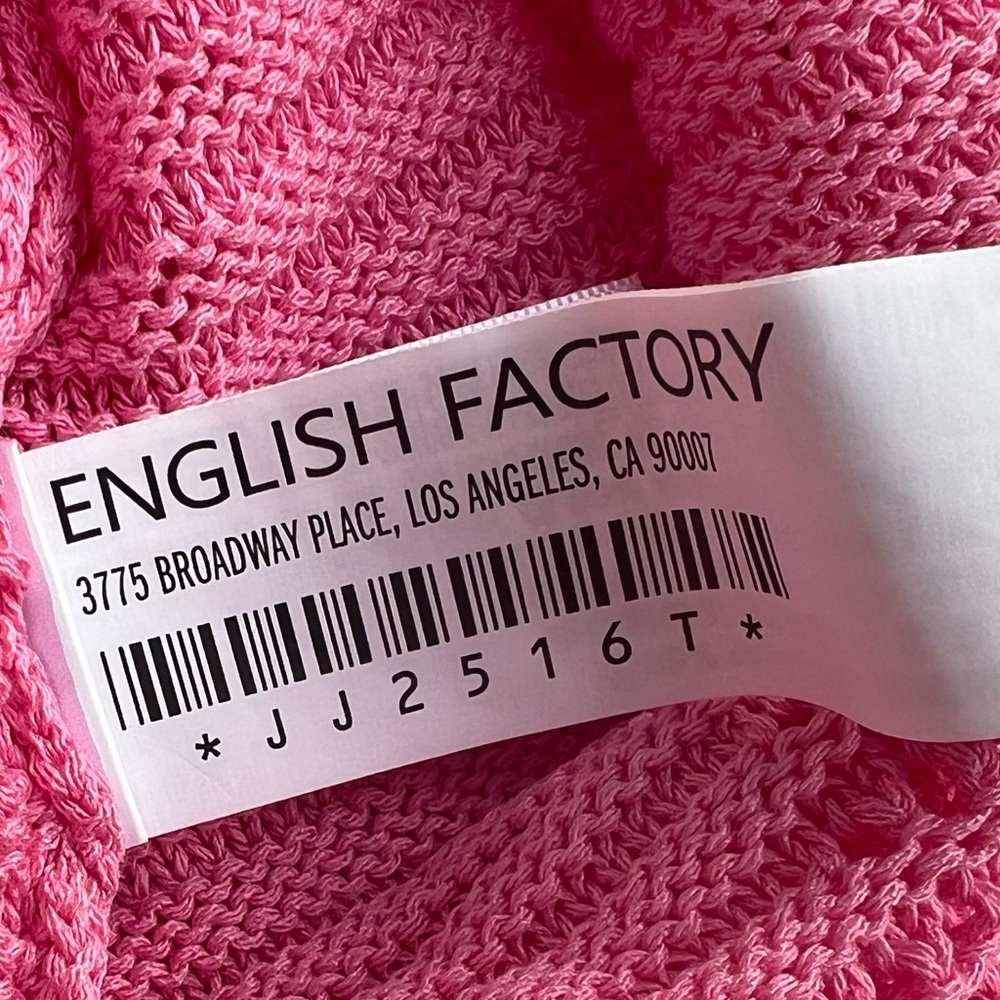 Pink Knit Summer Sweater NWOT - Picture 6 of 8